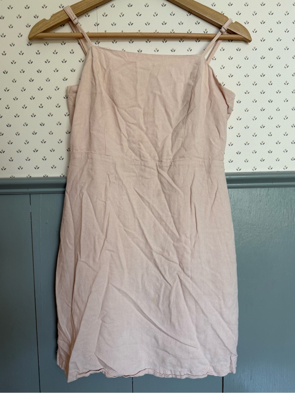 Juniors GB Linen-Blend Slip Dress